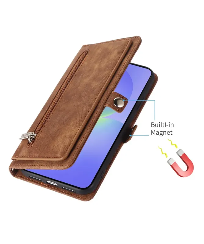 Housse Portefeuille Zippée Google Pixel 10 Pro XL avec Lanière