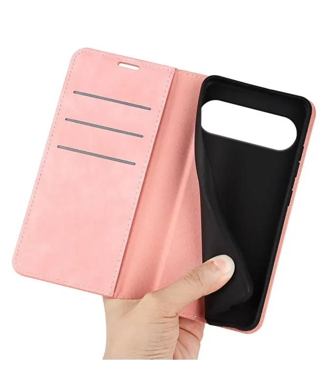 Étui Google Pixel 10 Pro XL simili cuir fonction stand