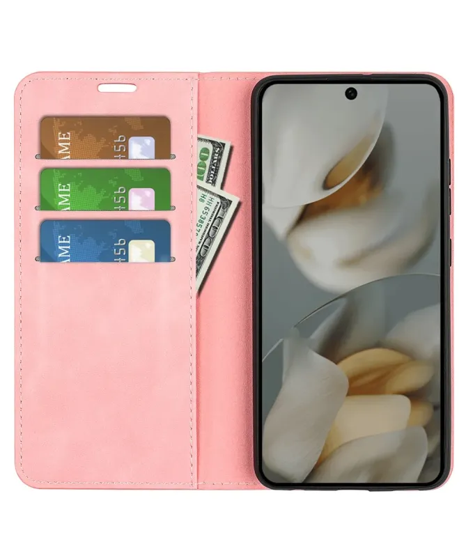 Étui Google Pixel 10 Pro XL simili cuir fonction stand