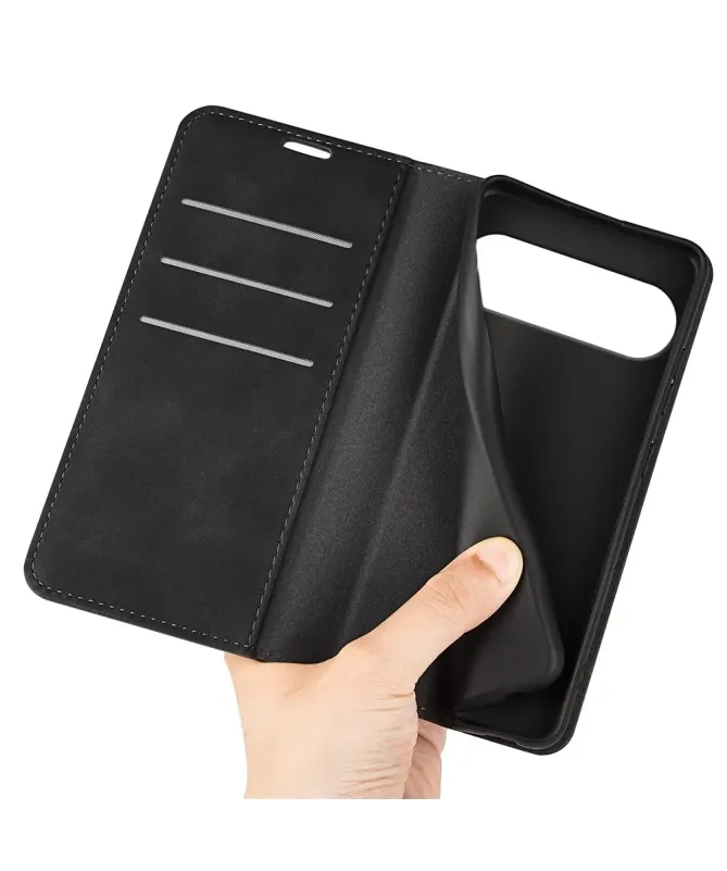 Étui Google Pixel 10 Pro XL simili cuir fonction stand