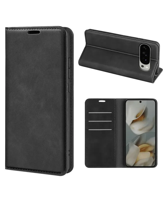 Étui Google Pixel 10 Pro XL simili cuir fonction stand