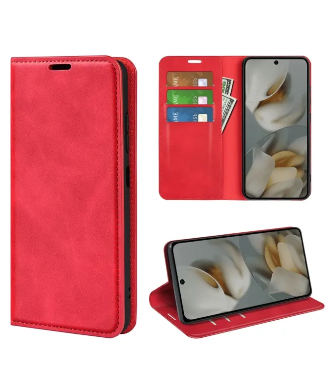 Étui Google Pixel 10 Pro XL simili cuir fonction stand