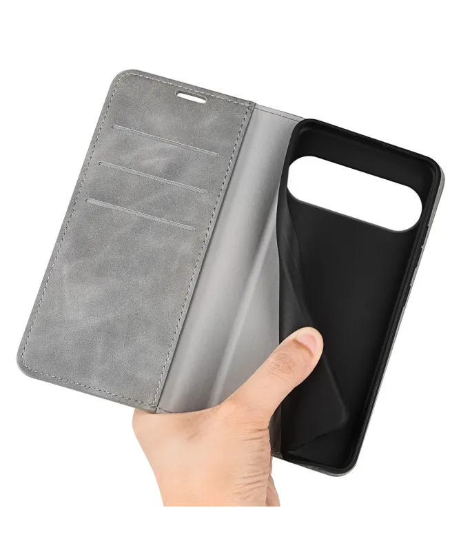 Étui Google Pixel 10 Pro XL simili cuir fonction stand