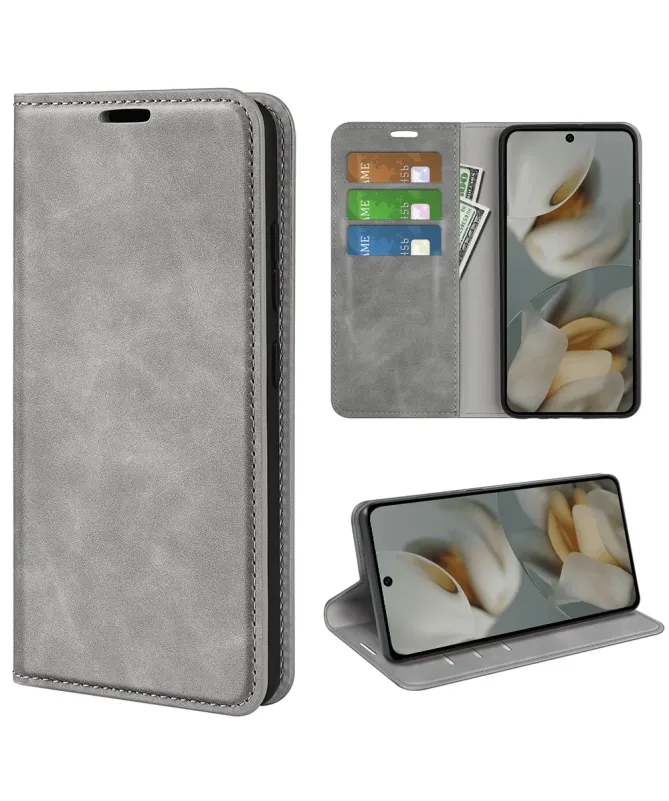 Étui Google Pixel 10 Pro XL simili cuir fonction stand