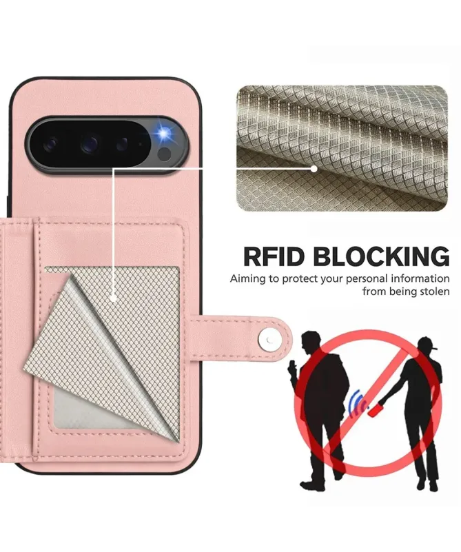Coque Google Pixel 10 Pro XL avec Portefeuille Anti-RFID