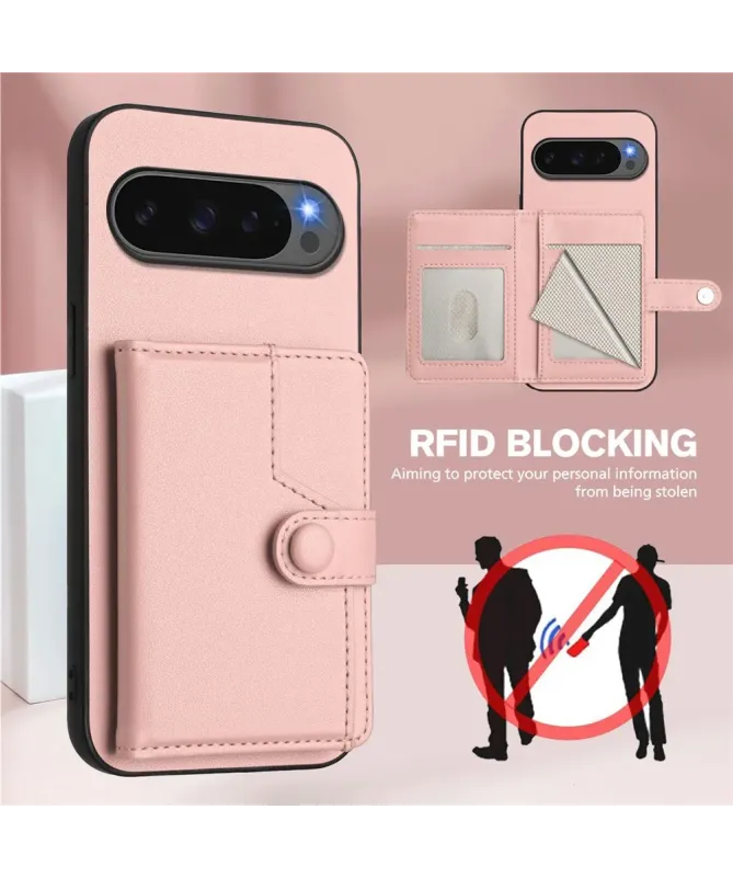 Coque Google Pixel 10 Pro XL avec Portefeuille Anti-RFID