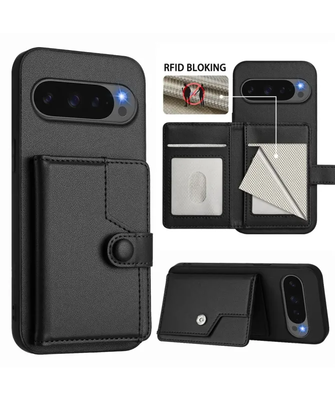 Coque Google Pixel 10 Pro XL avec Portefeuille Anti-RFID