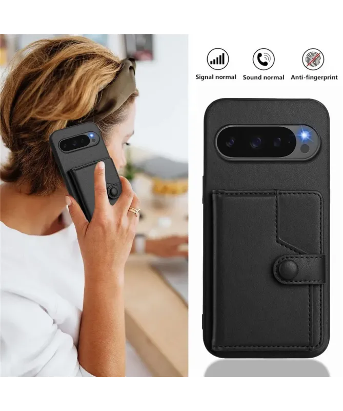 Coque Google Pixel 10 Pro XL avec Portefeuille Anti-RFID