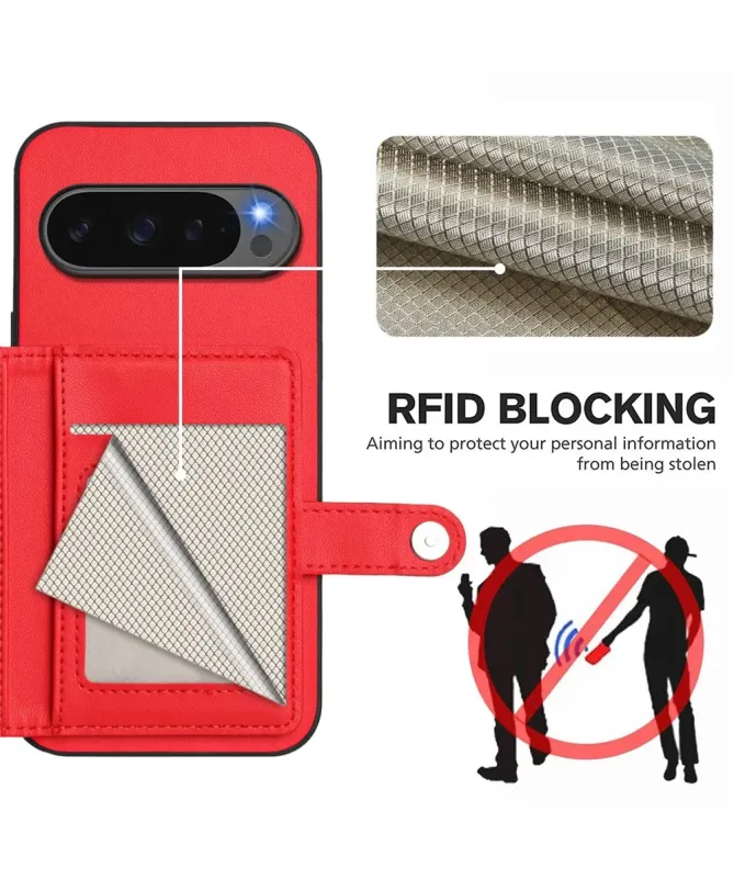 Coque Google Pixel 10 Pro XL avec Portefeuille Anti-RFID