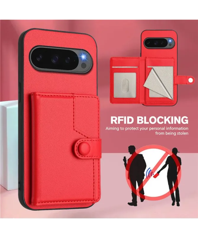 Coque Google Pixel 10 Pro XL avec Portefeuille Anti-RFID