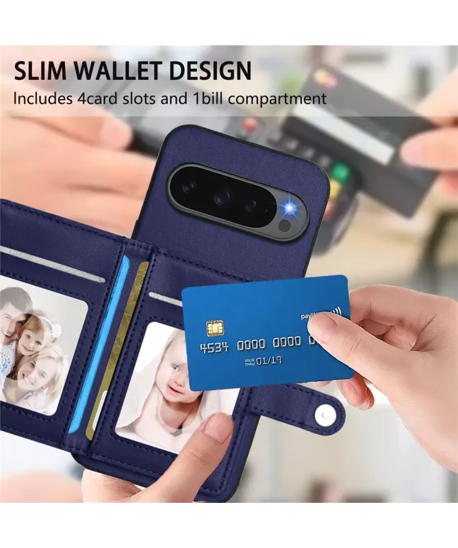 Coque Google Pixel 10 Pro XL avec Portefeuille Anti-RFID