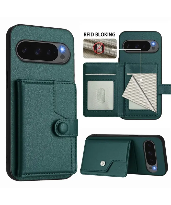 Coque Google Pixel 10 Pro XL avec Portefeuille Anti-RFID