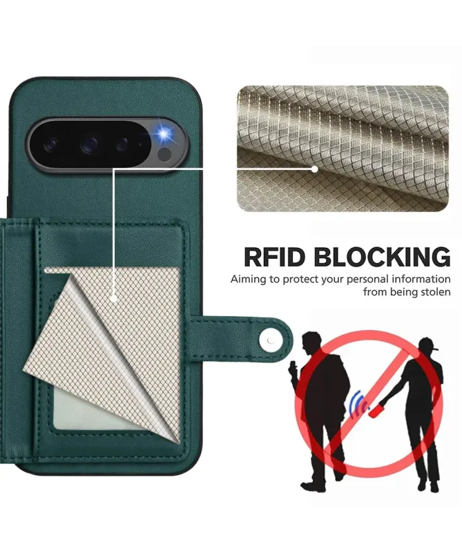Coque Google Pixel 10 Pro XL avec Portefeuille Anti-RFID