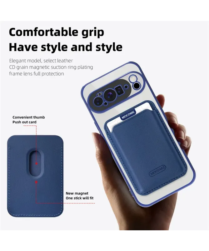 Coque Google Pixel 10 Pro XL Transparente avec Porte-cartes