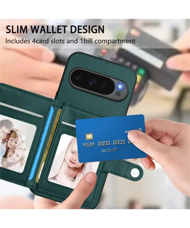 Coque Google Pixel 10 Pro XL avec Portefeuille Anti-RFID