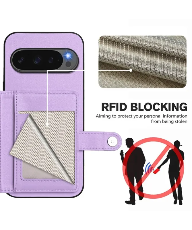 Coque Google Pixel 10 Pro XL avec Portefeuille Anti-RFID
