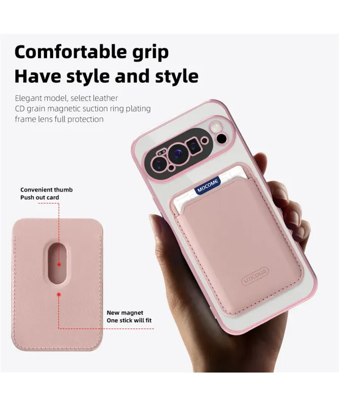 Coque Google Pixel 10 Pro XL Transparente avec Porte-cartes