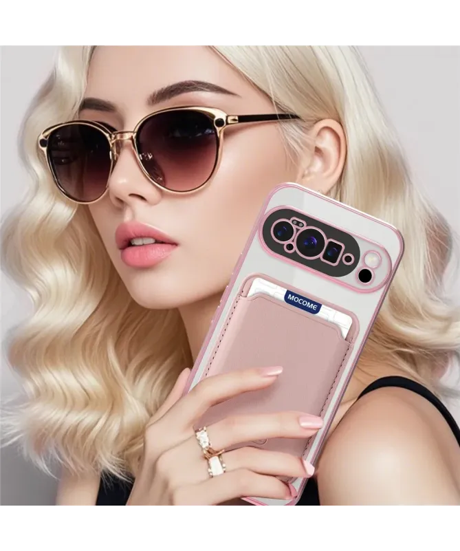 Coque Google Pixel 10 Pro XL Transparente avec Porte-cartes