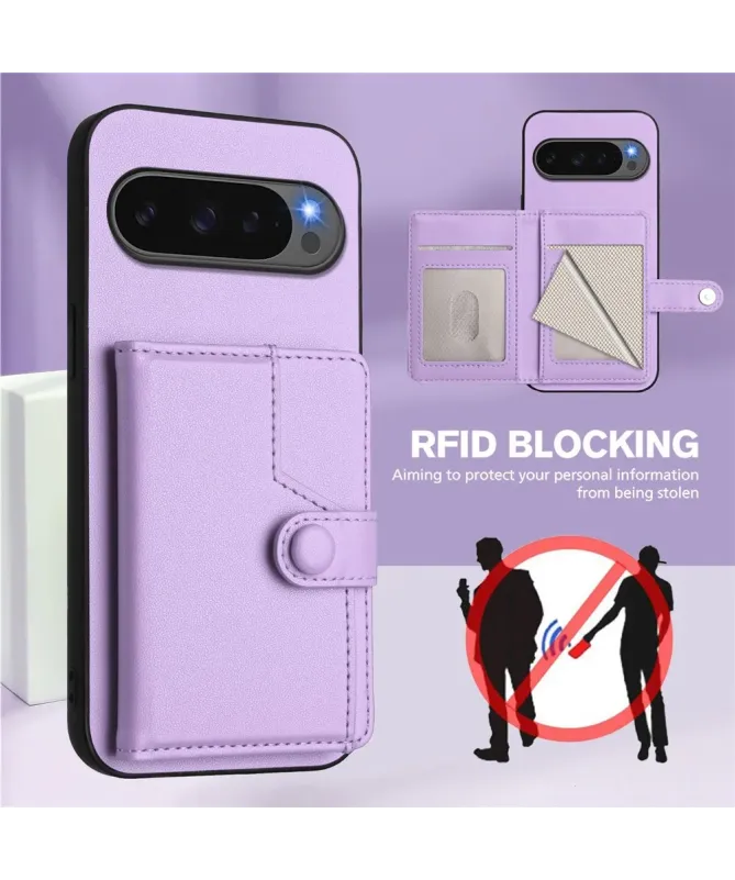 Coque Google Pixel 10 Pro XL avec Portefeuille Anti-RFID