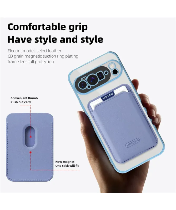Coque Google Pixel 10 Pro XL Transparente avec Porte-cartes
