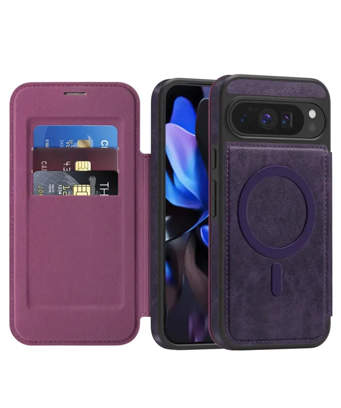 Coque Google Pixel 10 Pro XL avec Rabat Porte-cartes