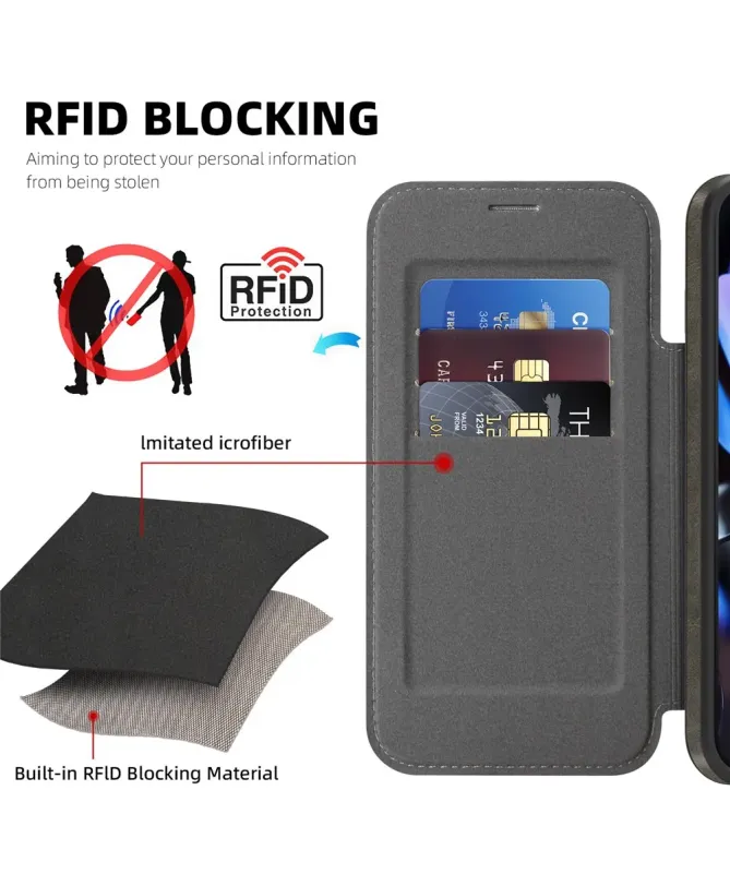 Coque Google Pixel 10 Pro XL avec Rabat Porte-cartes