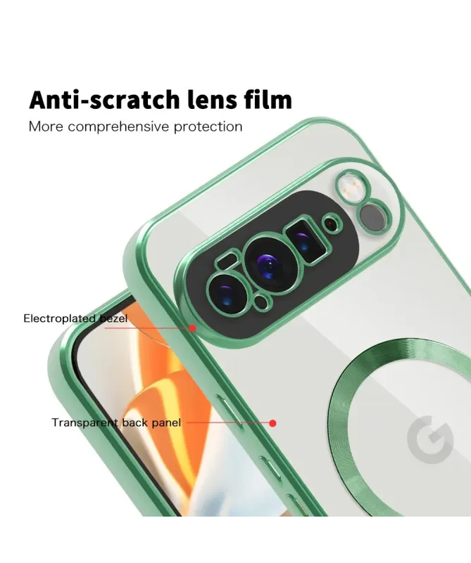 Coque Google Pixel 10 Pro XL Transparente avec Porte-cartes