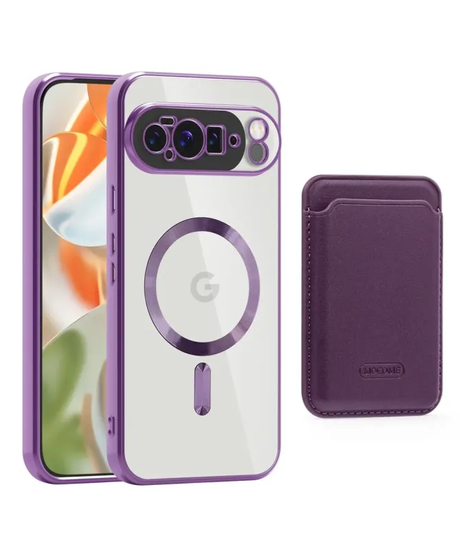 Coque Google Pixel 10 Pro XL Transparente avec Porte-cartes