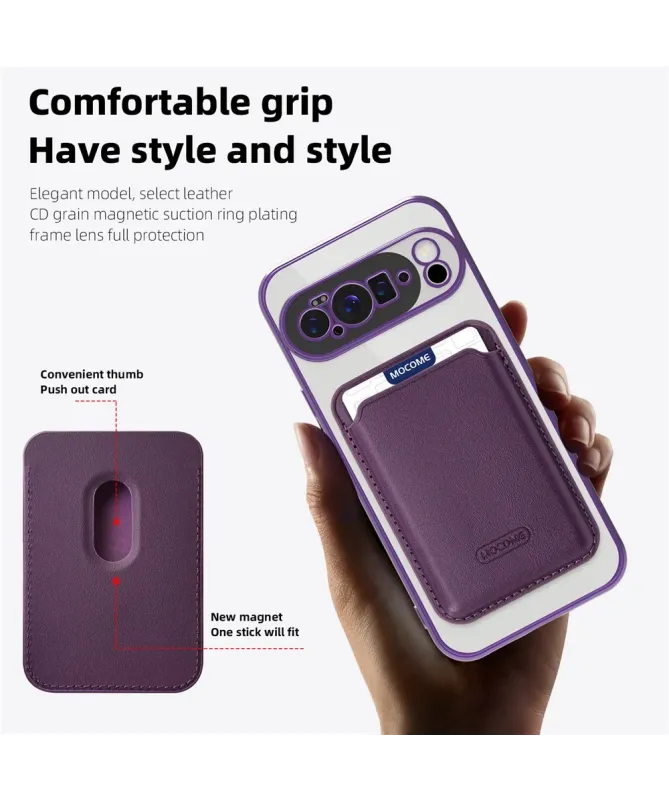 Coque Google Pixel 10 Pro XL Transparente avec Porte-cartes