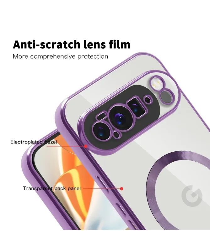 Coque Google Pixel 10 Pro XL Transparente avec Porte-cartes