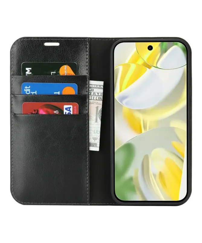 Housse Google Pixel 10 Pro XL Cuir Porte Cartes Fonction Support