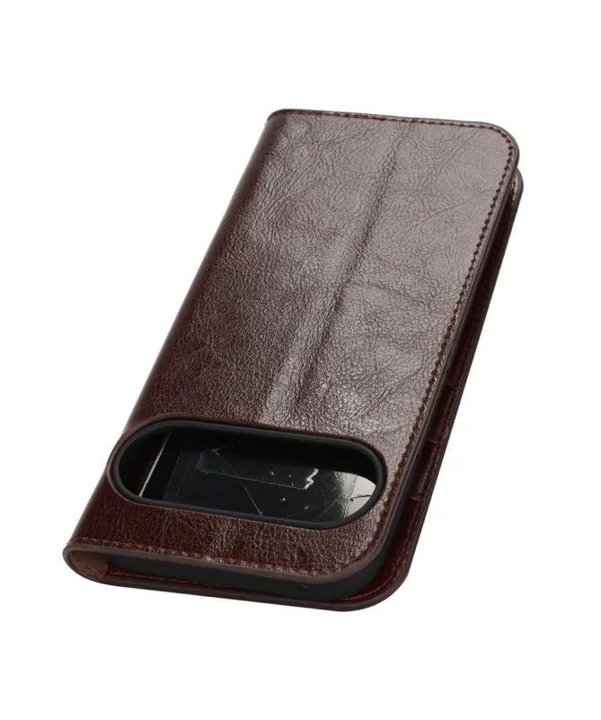 Housse Google Pixel 10 Pro XL Cuir Porte Cartes Fonction Support