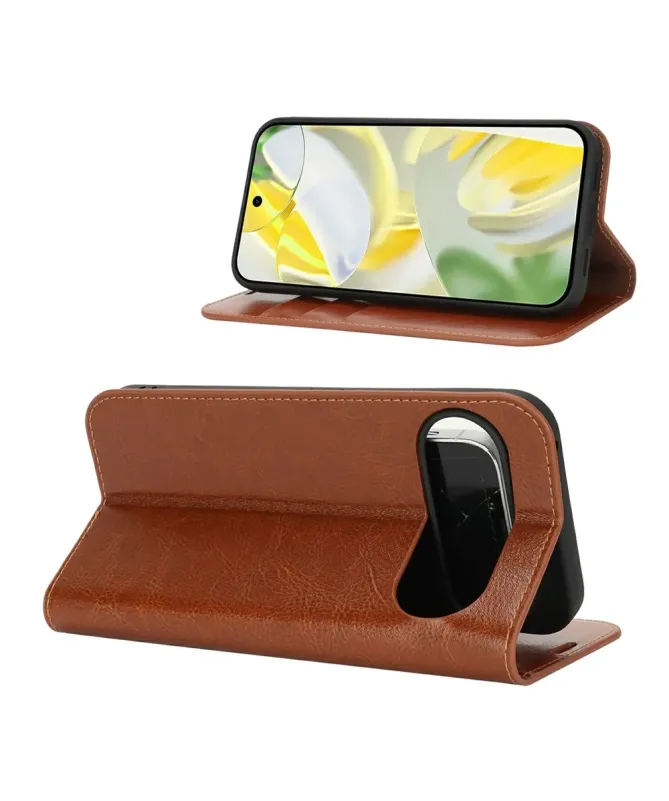 Housse Google Pixel 10 Pro XL Cuir Porte Cartes Fonction Support