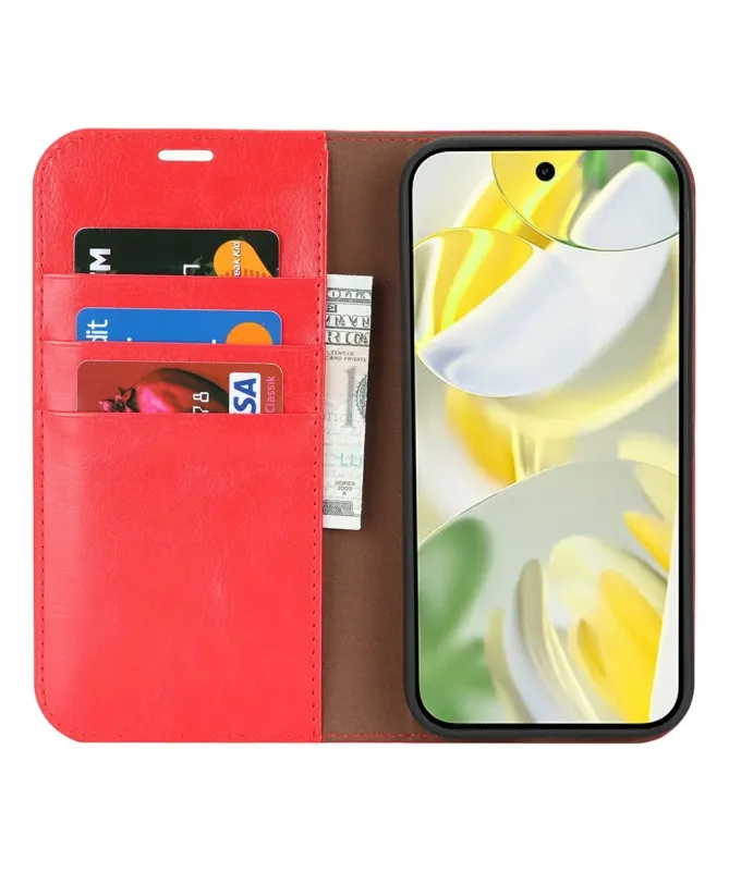 Housse Google Pixel 10 Pro XL Cuir Porte Cartes Fonction Support