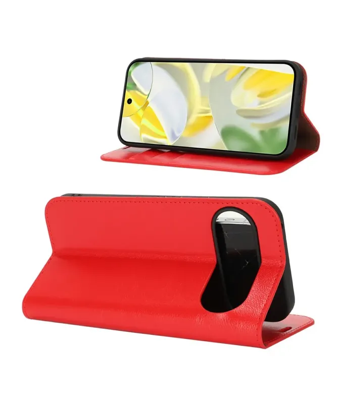 Housse Google Pixel 10 Pro XL Cuir Porte Cartes Fonction Support