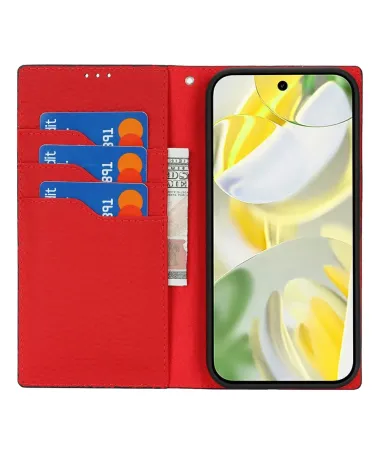 Housse Google Pixel 10 Pro XL cuir grainé avec lanière