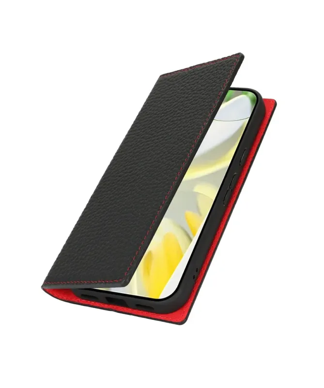 Housse Google Pixel 10 Pro XL cuir grainé avec lanière