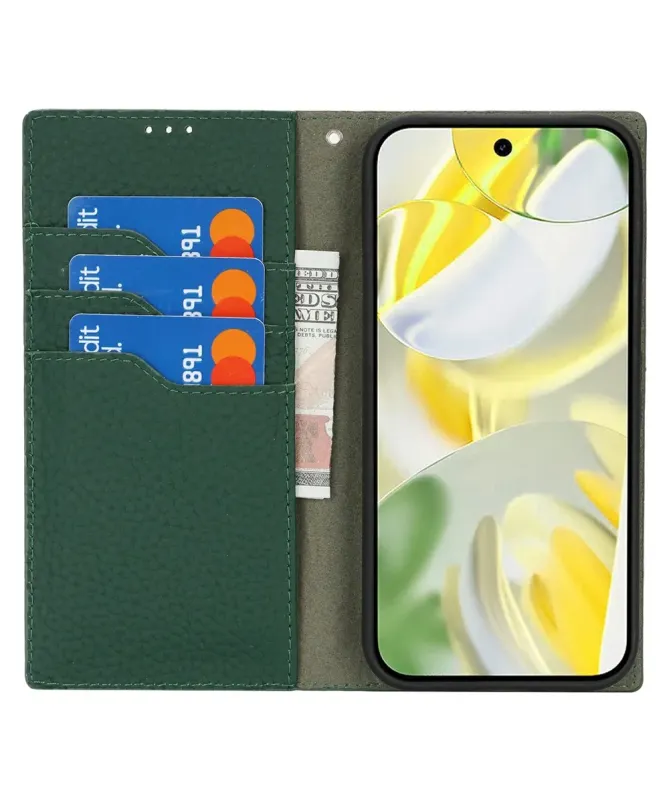 Housse Google Pixel 10 Pro XL cuir grainé avec lanière