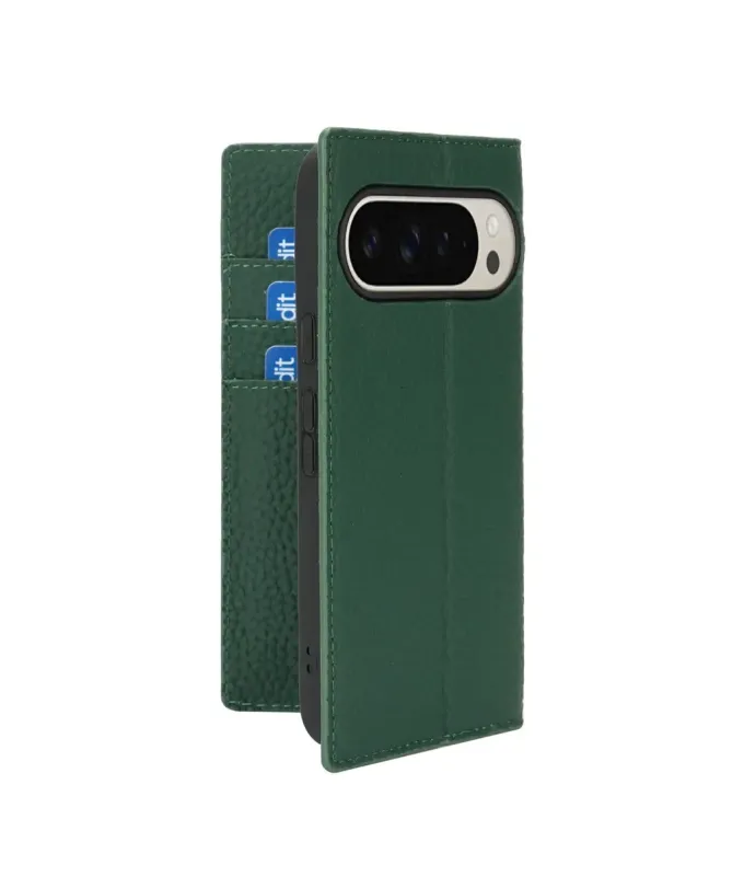 Housse Google Pixel 10 Pro XL cuir grainé avec lanière