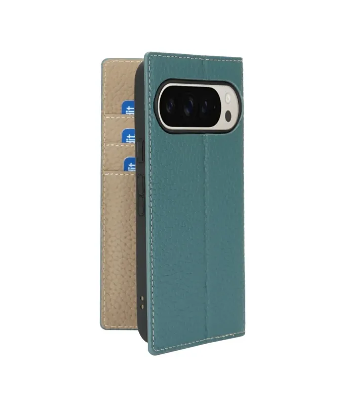 Housse Google Pixel 10 Pro XL cuir grainé avec lanière