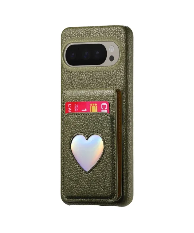 Coque Google Pixel 10 Pro XL / 9 Pro XL avec Portefeuille et Miroir