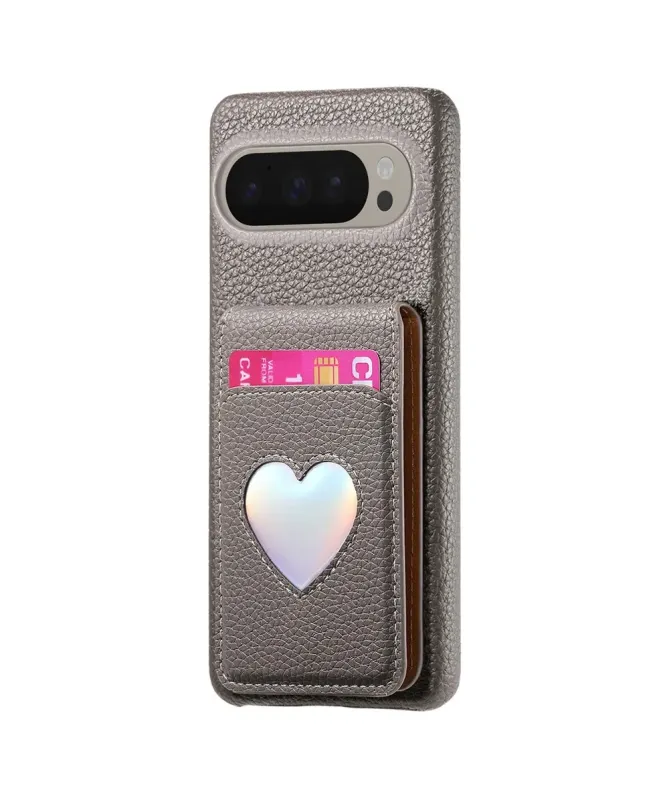 Coque Google Pixel 10 Pro XL / 9 Pro XL avec Portefeuille et Miroir