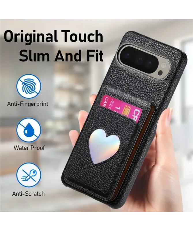 Coque Google Pixel 10 Pro XL / 9 Pro XL avec Portefeuille et Miroir