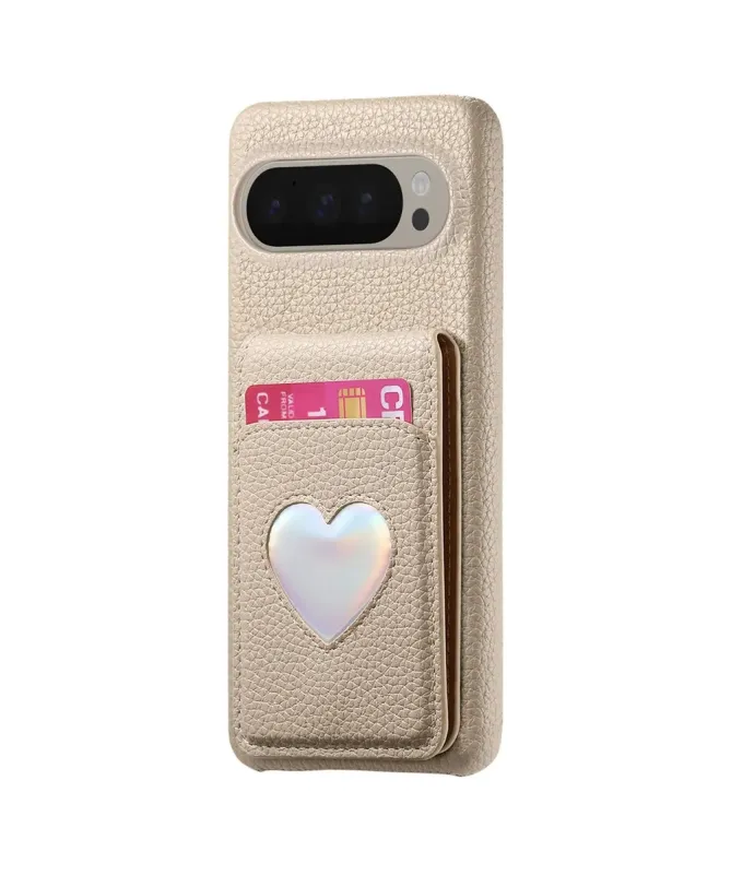 Coque Google Pixel 10 Pro XL / 9 Pro XL avec Portefeuille et Miroir
