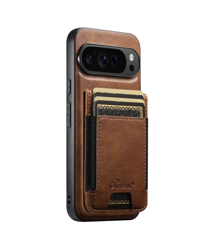 Coque Google Pixel 10 Pro XL Portefeuille Magnétique Élastique