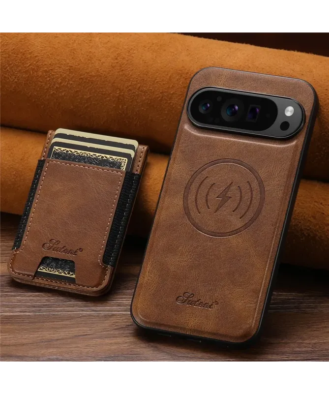 Coque Google Pixel 10 Pro XL Portefeuille Magnétique Élastique