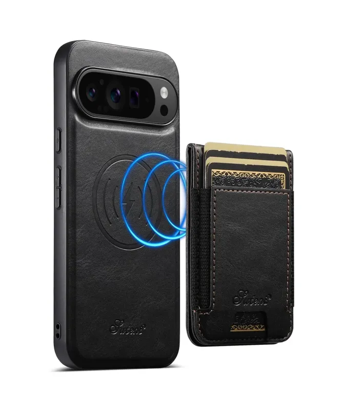 Coque Google Pixel 10 Pro XL Portefeuille Magnétique Élastique