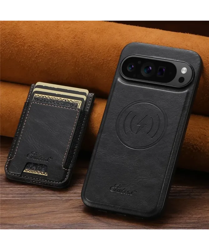 Coque Google Pixel 10 Pro XL Portefeuille Magnétique Élastique