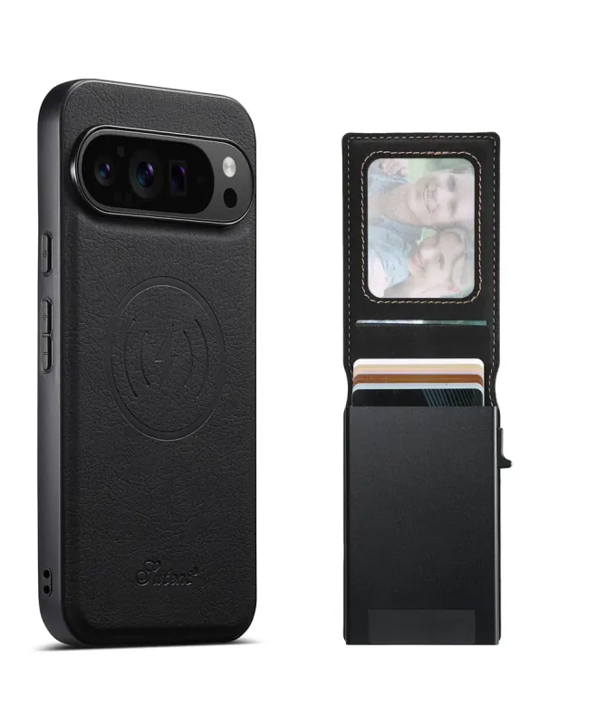 Coque Google Pixel 10 Pro XL et Portefeuille Magnétique Pop-up