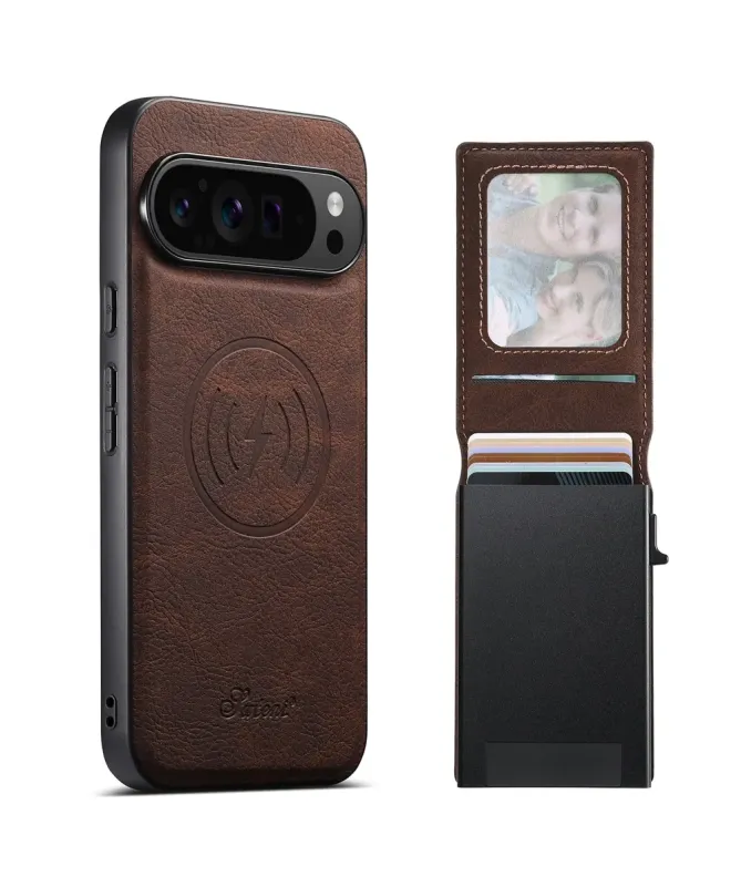 Coque Google Pixel 10 Pro XL et Portefeuille Magnétique Pop-up